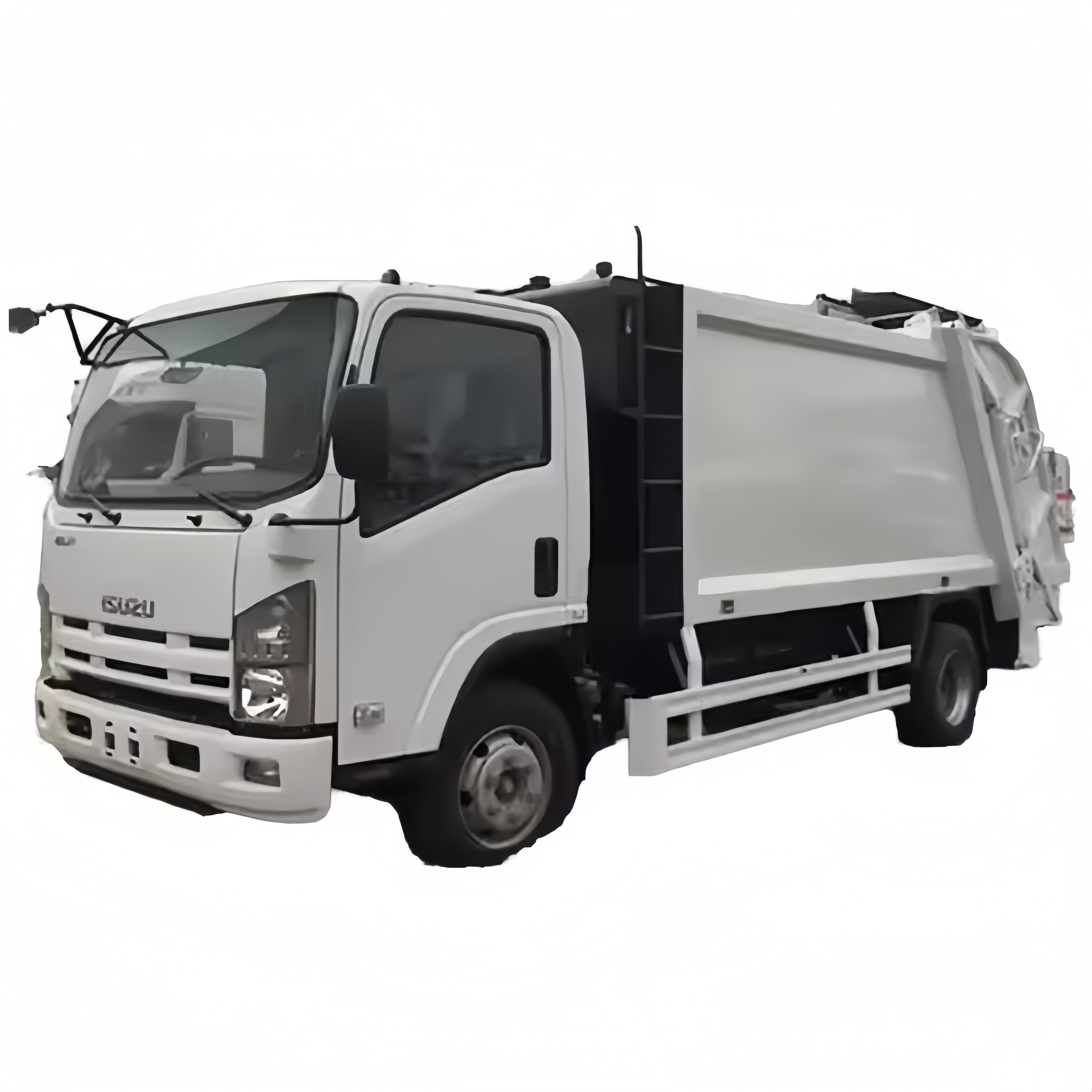 Xe Tải R&aacute;c Isuzu 8 M&eacute;t Khối Mạnh Mẽ Với Container N&eacute;n Cho C&aacute;c Giải Ph&aa