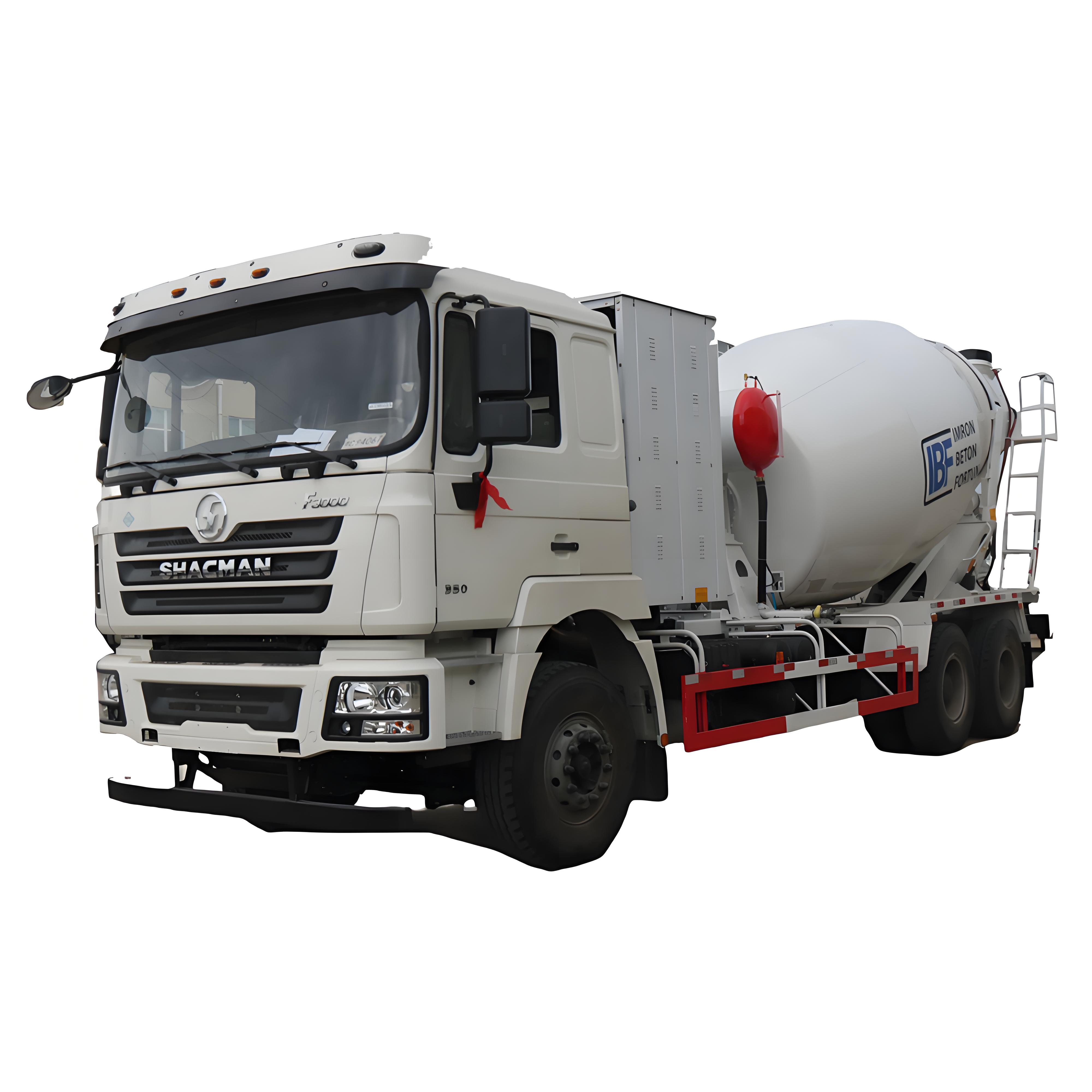 Xe Tải Trộn Xi Măng CNG SHACMAN 8cbm 10 12 M&eacute;t Khối M&aacute;y Trộn Xi Măng Di động Động Cơ D